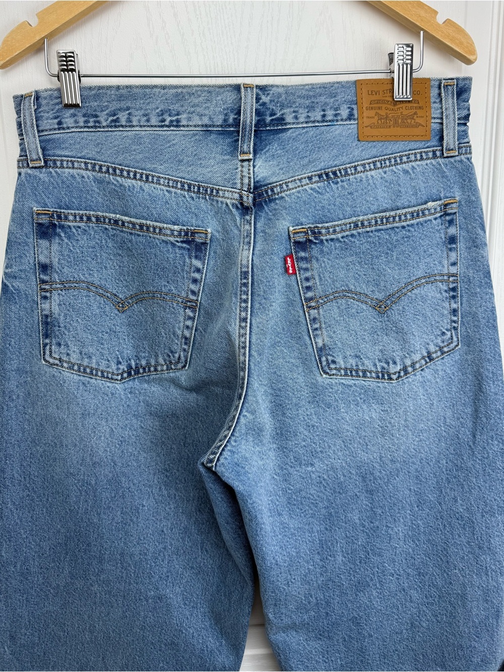 Levi’s Baggy Dad Jeans Size 30 X 32 Easy Days Light Wash - Picture 8 of 13